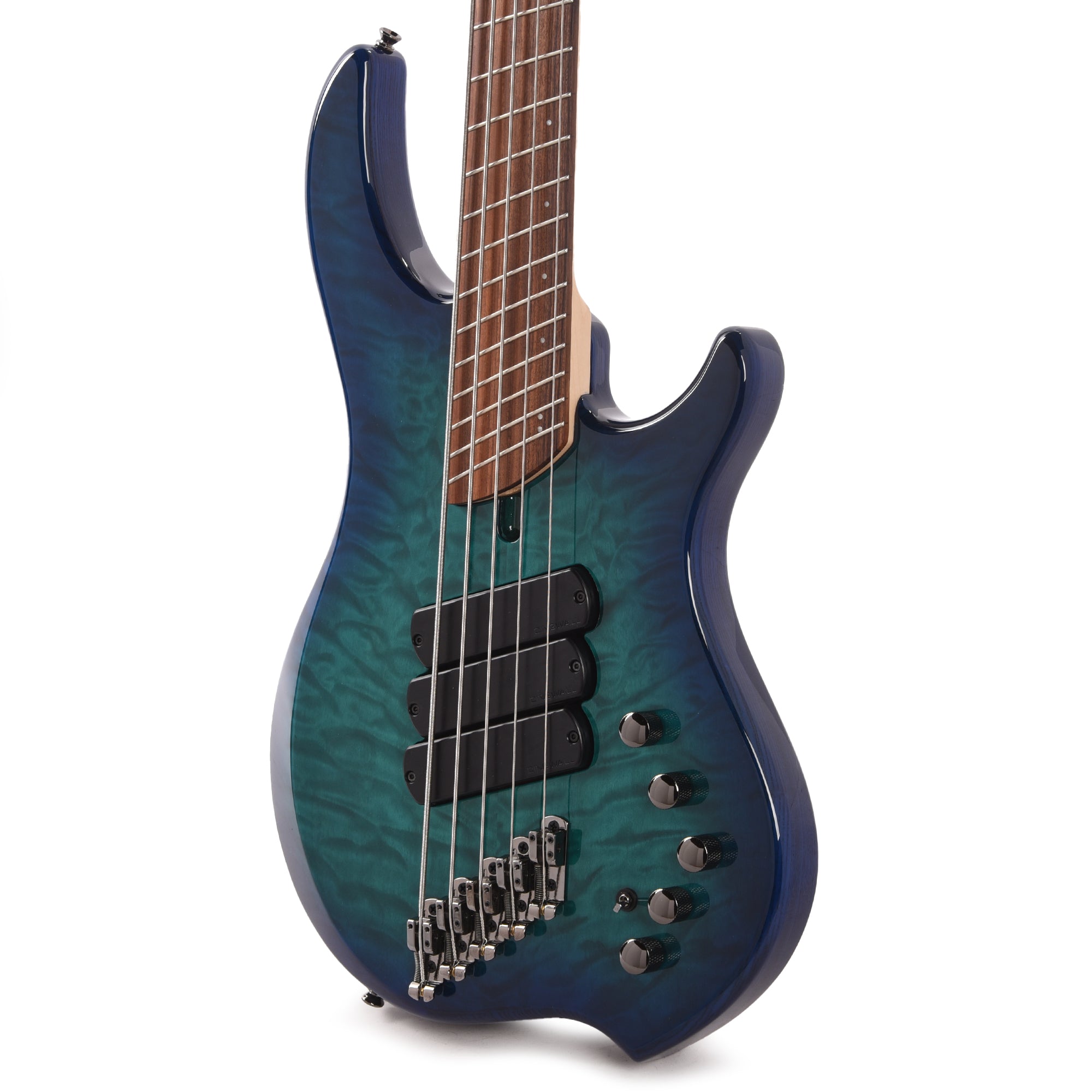 Dingwall Combustion 5-String Swamp Ash/Quilted Maple Whale Pool Burst w/Pau Ferro Bass Guitars / 5-String or More