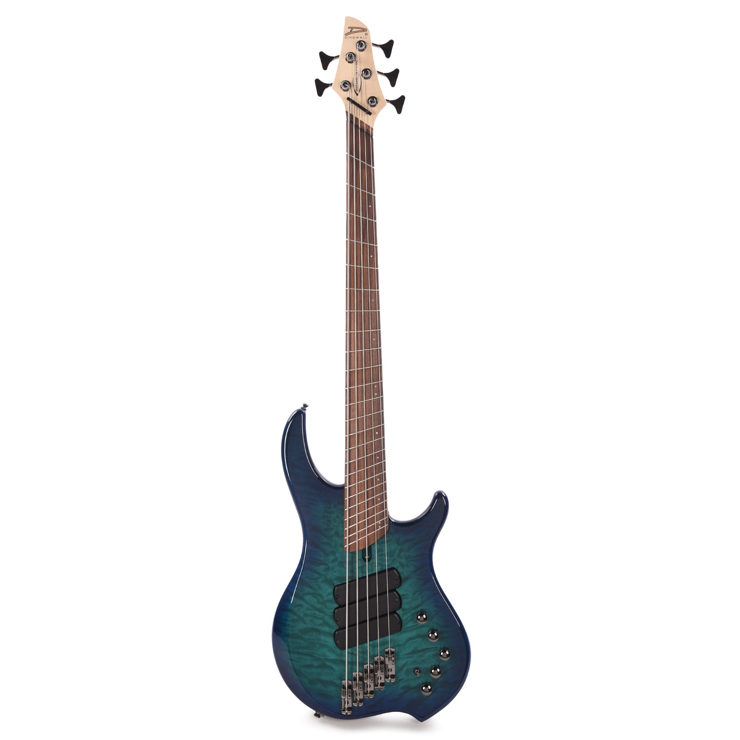 Dingwall Combustion 5-String Swamp Ash/Quilted Maple Whale Pool Burst w/Pau Ferro Bass Guitars / 5-String or More
