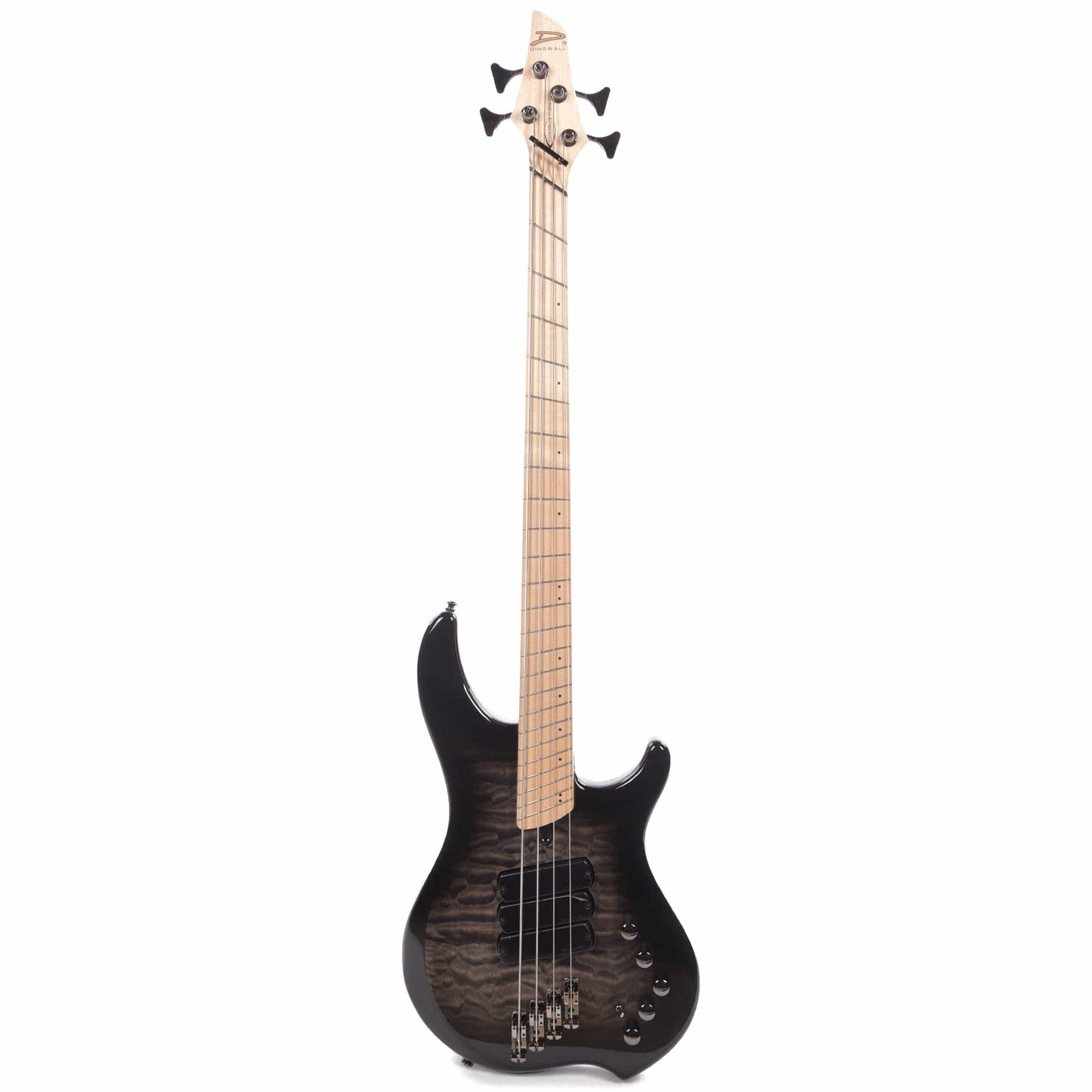 Dingwall Combustion Swamp Ash/Quilted Maple 2-Tone Blackburst Bass Guitars / 5-String or More
