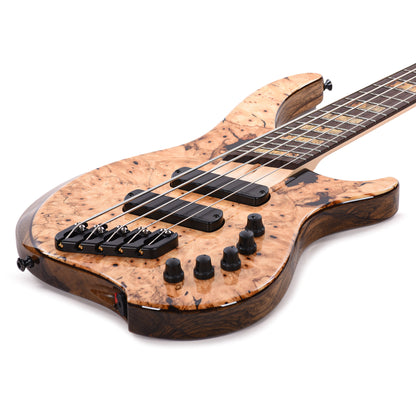 Dingwall Custom Afterburner I 5-String Buckeye Burl/Black Limba Natural w/Darkglass Preamp Bass Guitars / 5-String or More