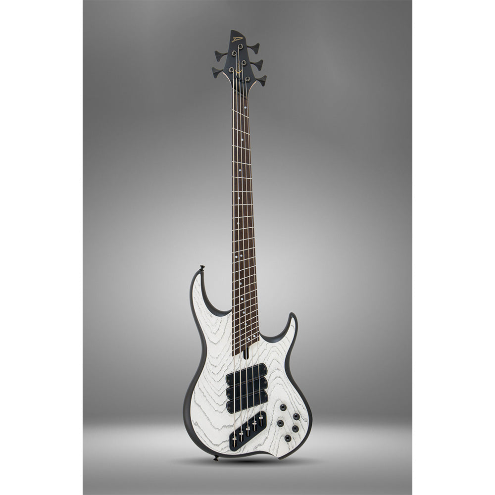 Dingwall Sol Jacob Umansky Signature 5-String Bass White/Black Ceruse Bass Guitars / 5-String or More