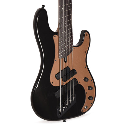 Dingwall SP1 Superbass 5-String Gloss Metallic Black w/Matte Gold Pickguard Bass Guitars / 5-String or More