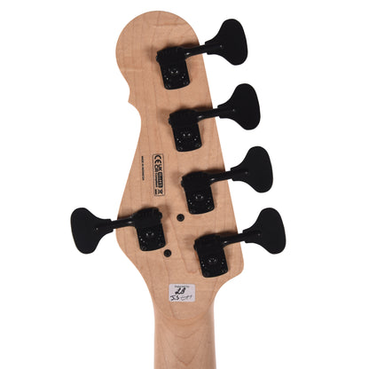 Dingwall SP1 Superbass 5-String Gloss Metallic Black w/Matte Gold Pickguard Bass Guitars / 5-String or More