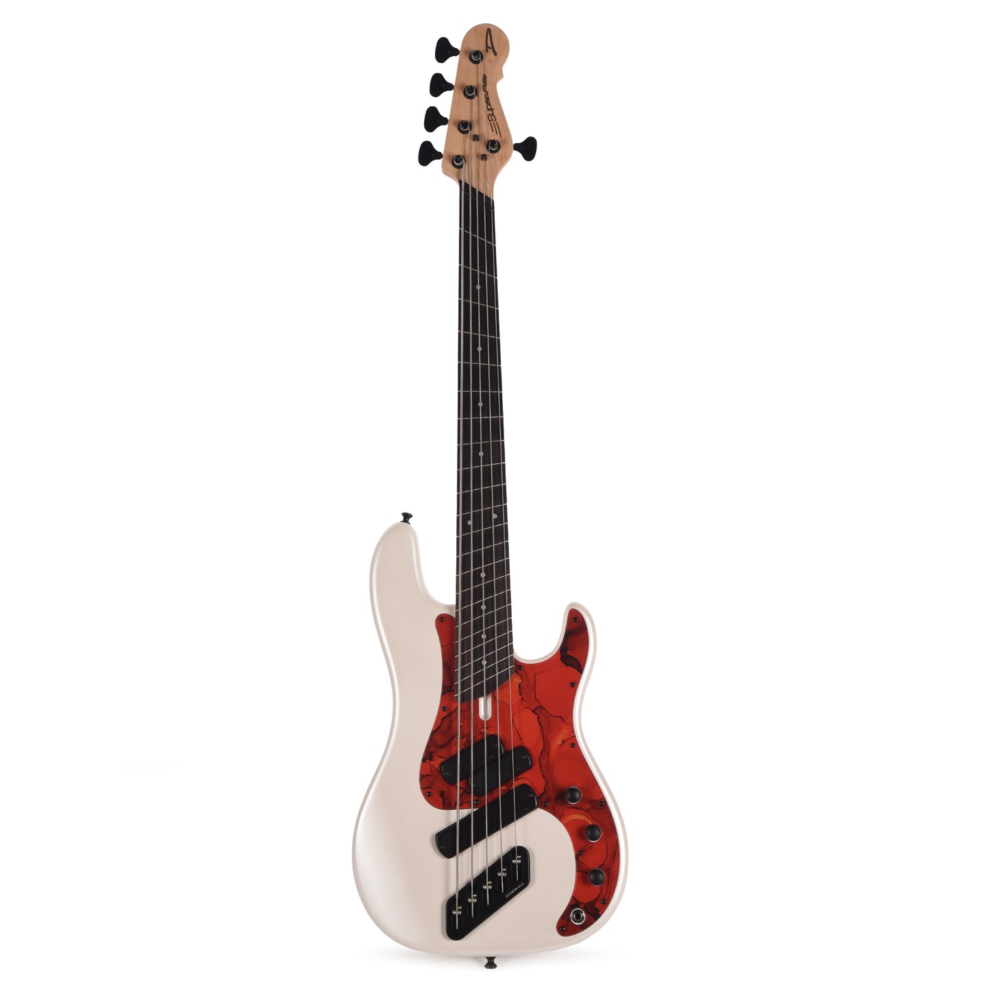 Dingwall SP1 Superbass 5-String Matte Ducati Pearl White w/Matte Pablo Pickguard Bass Guitars / 5-String or More