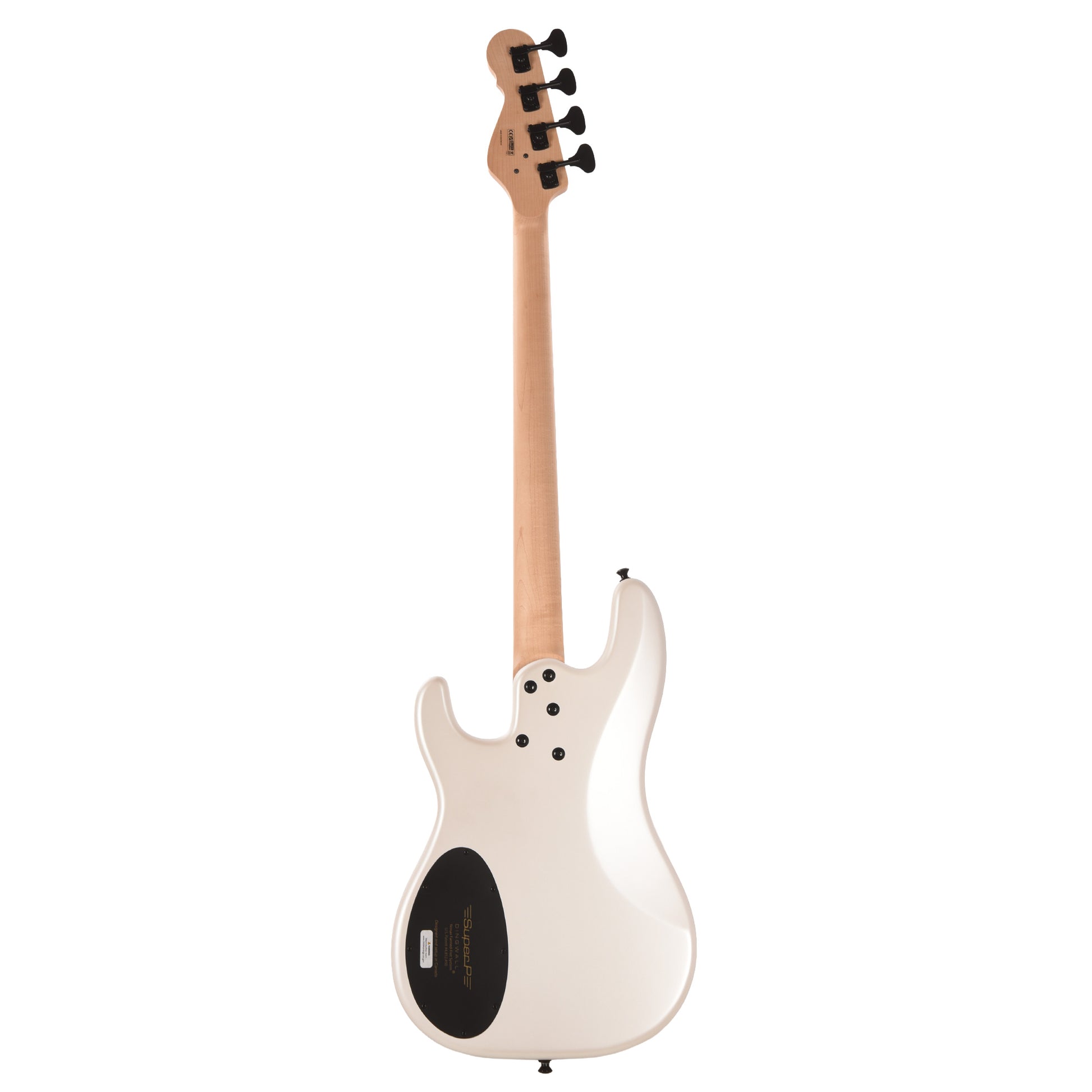 Dingwall SP1 Superbass 4-String Matte Ducati Pearl White w/Matte Pablo Pickguard Bass Guitars