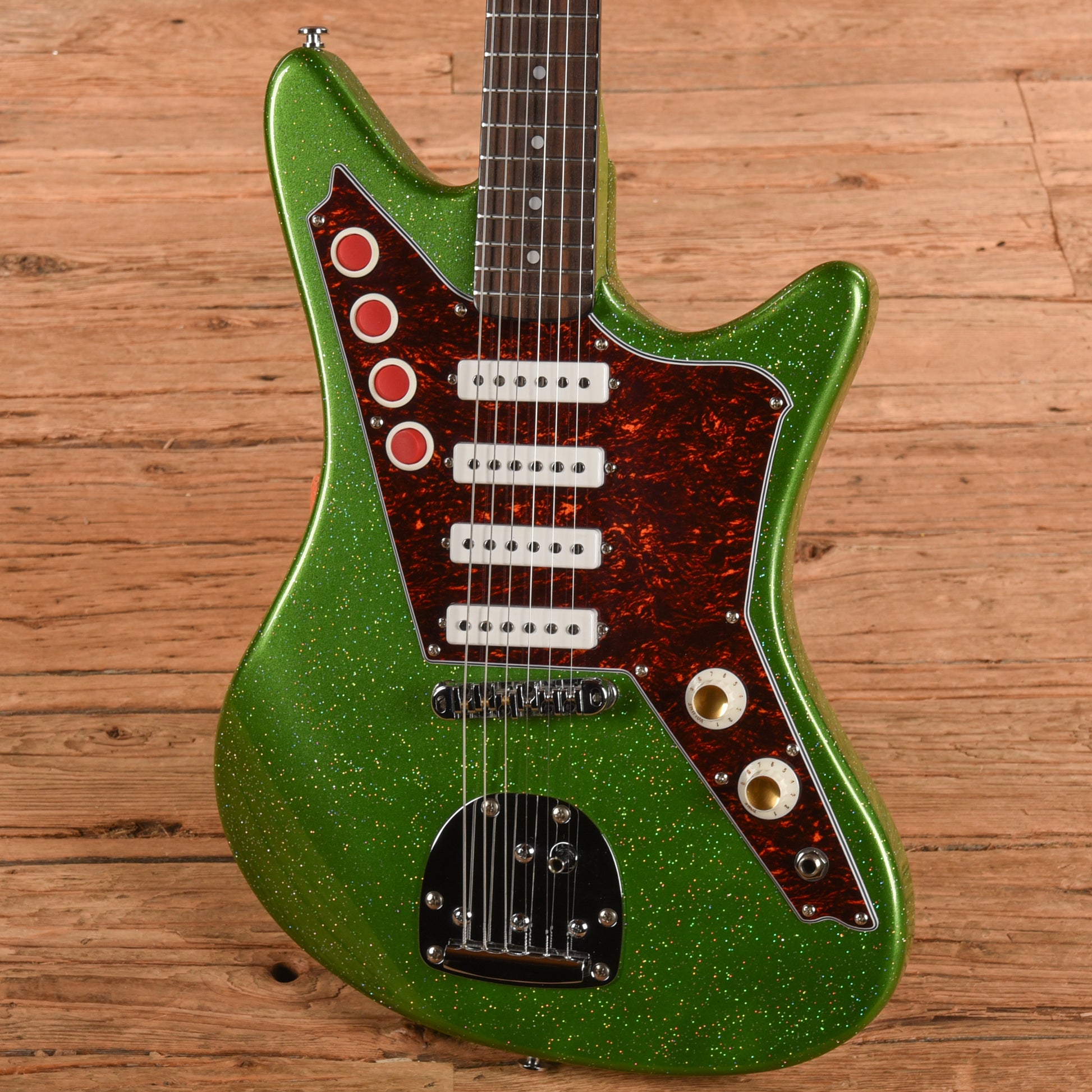 DiPinto Galaxie Safari Green Sparkle 2024 Electric Guitars