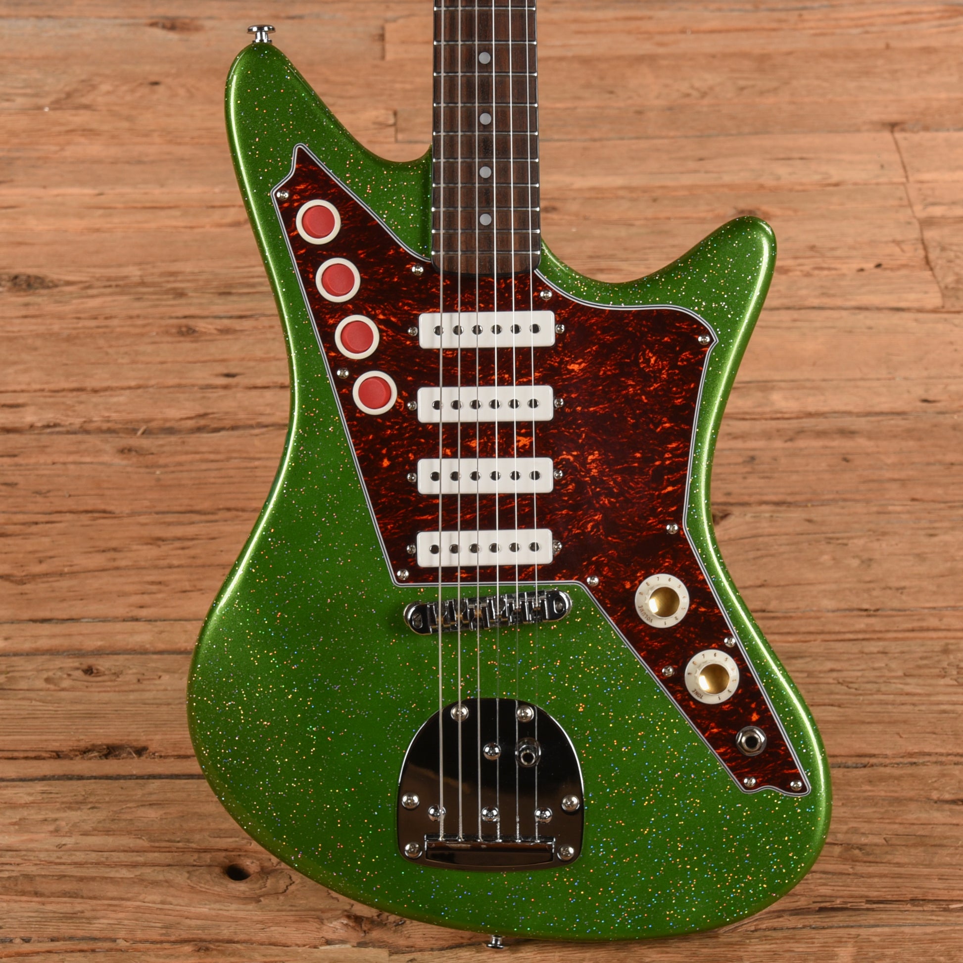DiPinto Galaxie Safari Green Sparkle 2024 Electric Guitars
