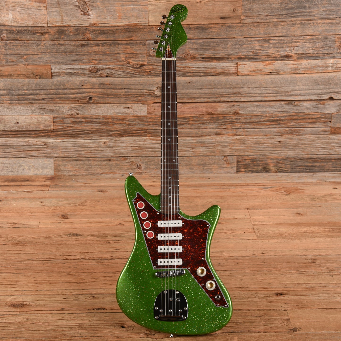 DiPinto Galaxie Safari Green Sparkle 2024 Electric Guitars