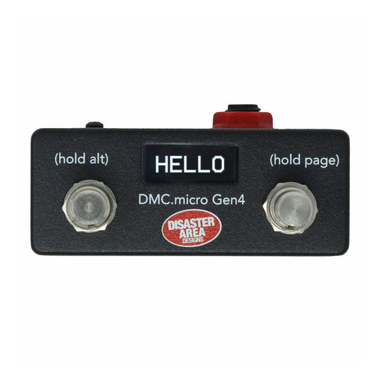 Disaster Area DMC.micro Gen4 MIDI Controller Carbon Black Effects and Pedals / Controllers, Volume and Expression