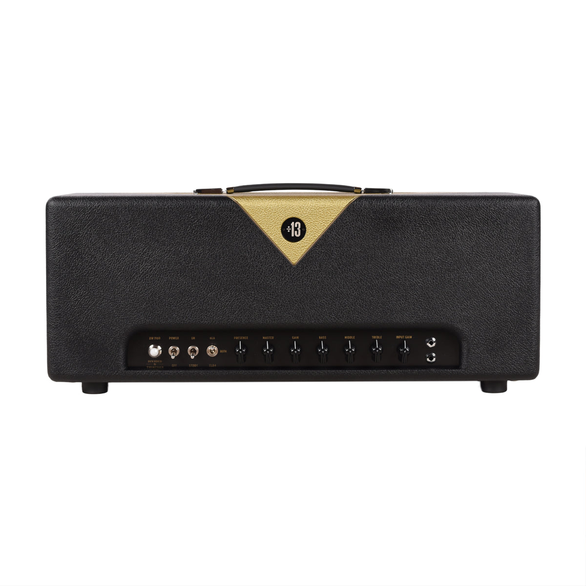 Divided by 13 BW 1969 39w Butch Walker Signature Tube Amp Head "The Vault" Black Tolex & Gold Bronco V w/ Gold Piping & Lettering Amplifiers