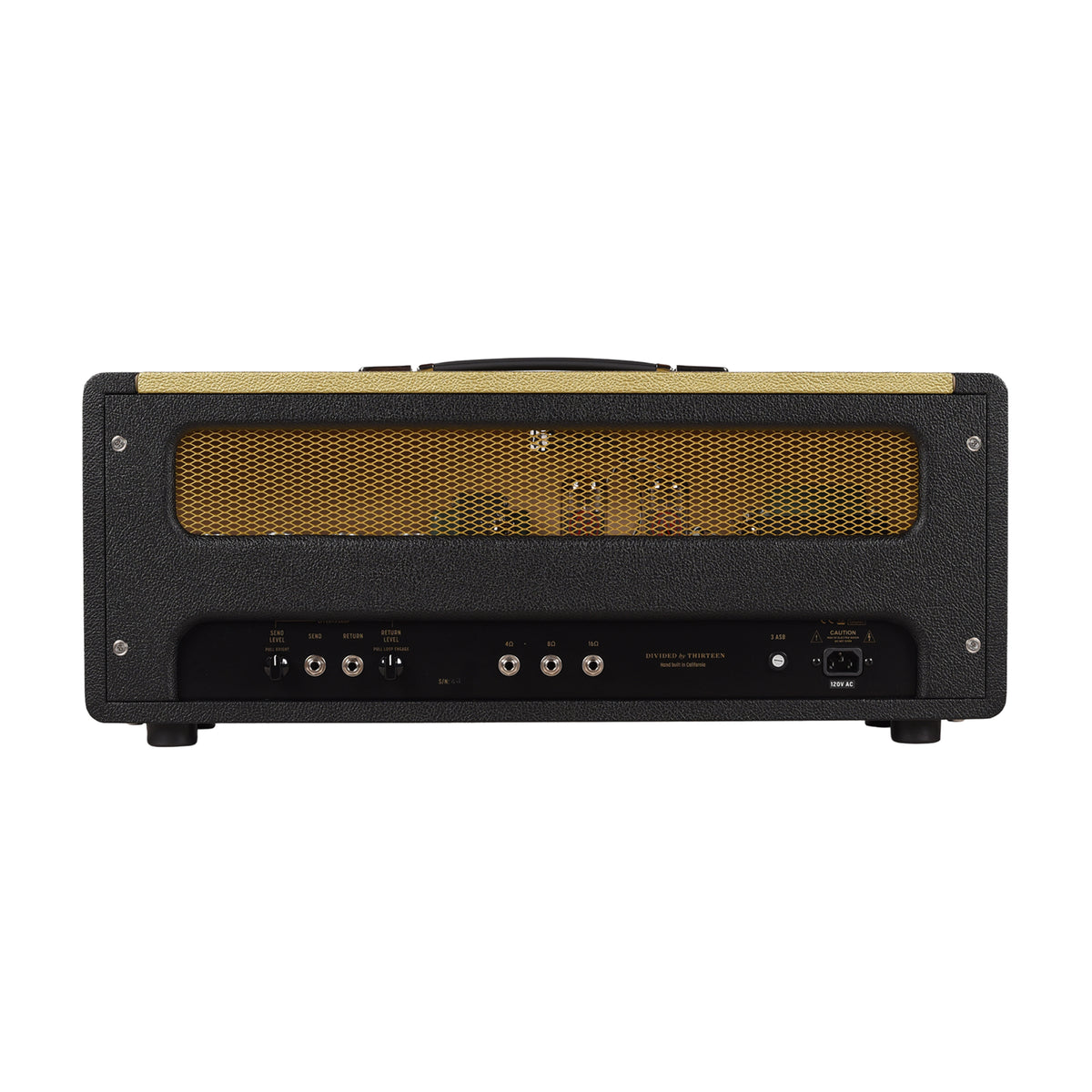 Divided by 13 BW 1969 39w Butch Walker Signature Tube Amp Head "The Vault" Black Tolex & Gold Bronco V w/ Gold Piping & Lettering Amplifiers