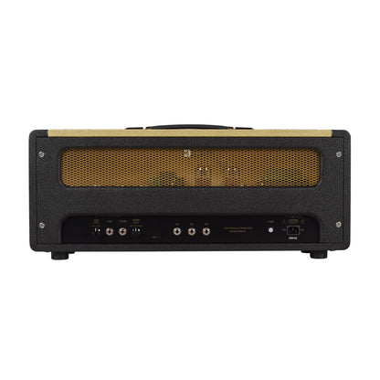 Divided by 13 BW 1969 39w Butch Walker Signature Tube Amp Head "The Vault" Black Tolex & Gold Bronco V w/ Gold Piping & Lettering Amplifiers