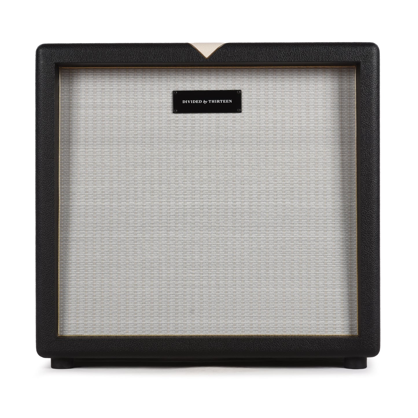 Divided by 13 1x12 Closed Back Rock Block Cab w/G12M Black Bronco Tolex, Cream V Amps / Guitar Amps / Guitar Cabinets