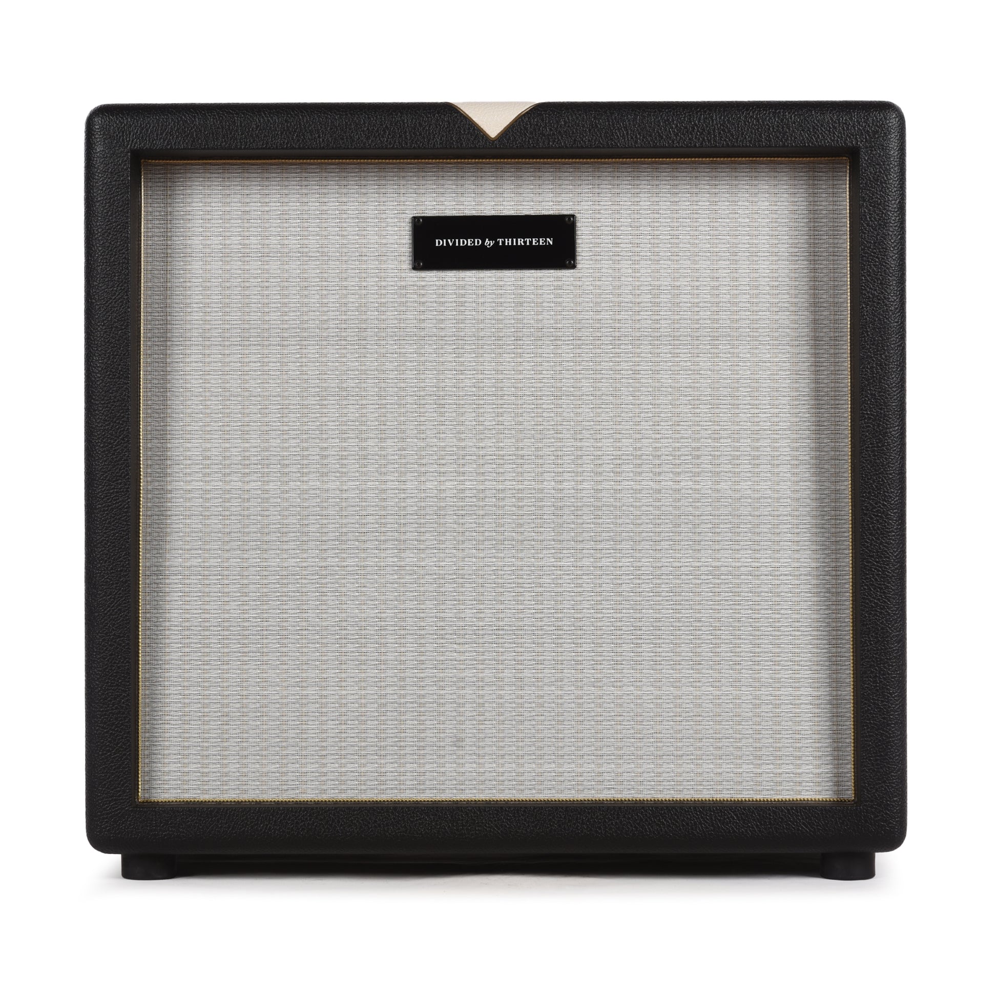 Divided by 13 1x12 Closed Back Rock Block Cab w/G12M Black Bronco Tolex, Cream V Amps / Guitar Amps / Guitar Cabinets