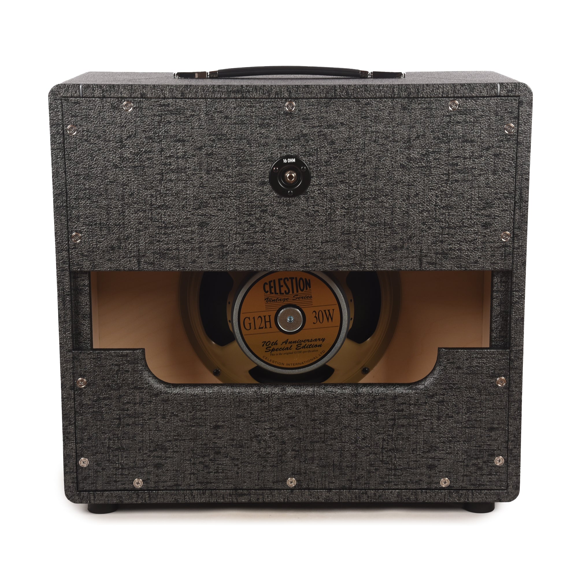 Divided by 13 1x12 Open Back Cab w/G12H Pewter Trout Tolex, Matching V Amps / Guitar Amps / Guitar Cabinets