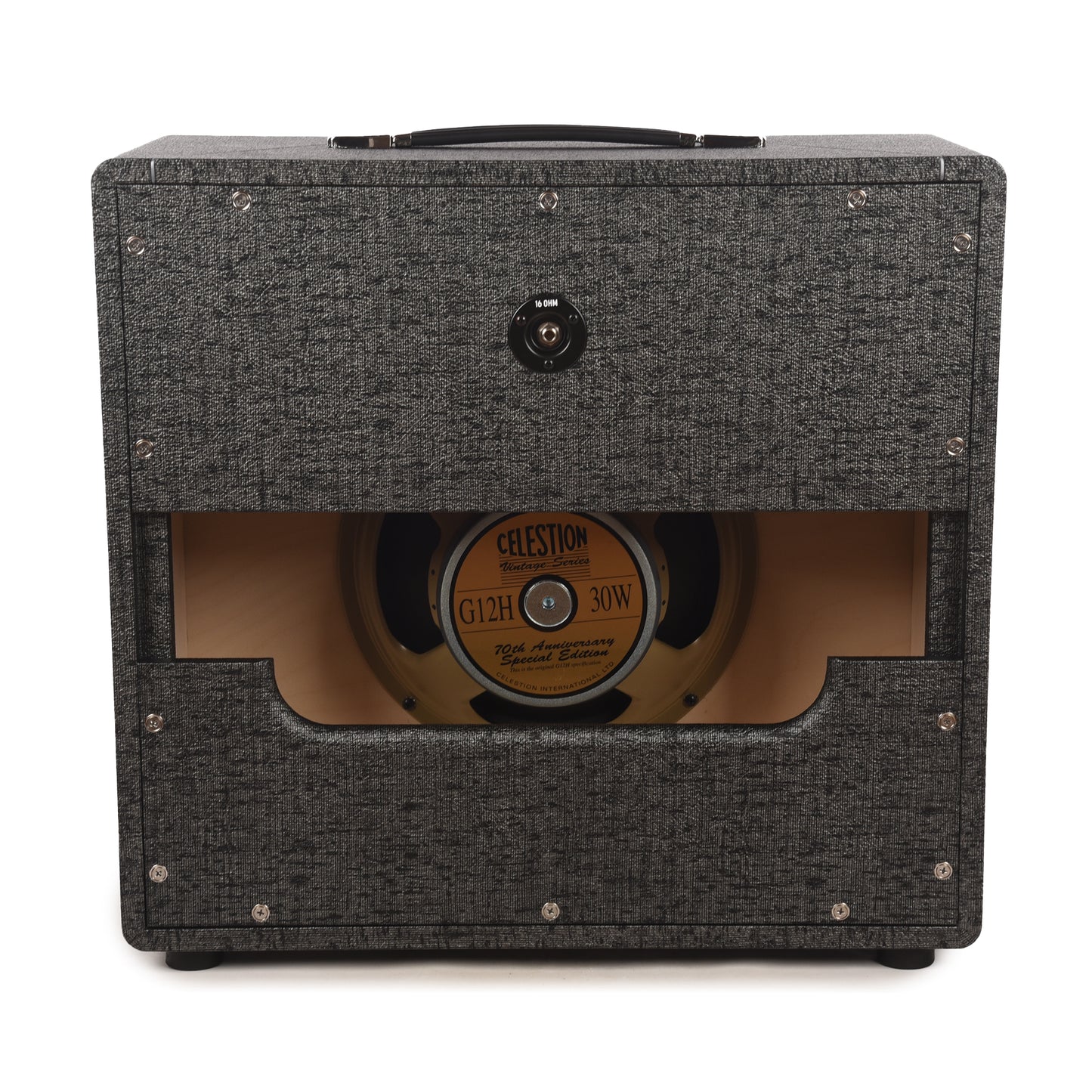 Divided by 13 1x12 Open Back Cab w/G12H Pewter Trout Tolex, Matching V Amps / Guitar Amps / Guitar Cabinets
