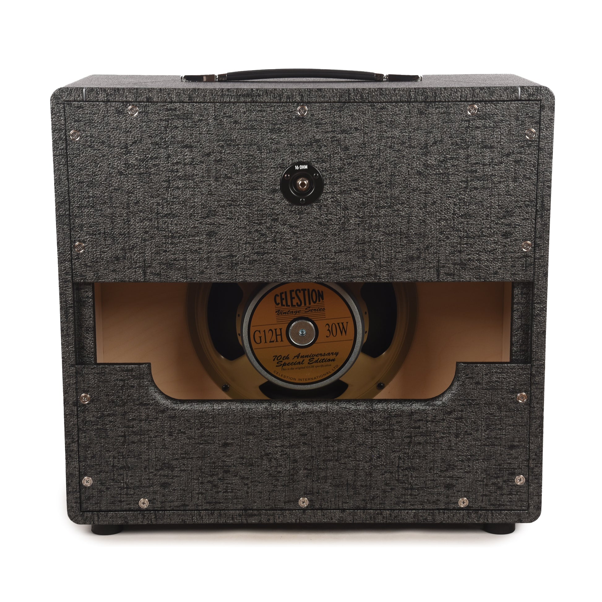 Divided by 13 1x12 Open Back Cab w/G12H Pewter Trout Tolex, Matching V Amps / Guitar Amps / Guitar Cabinets