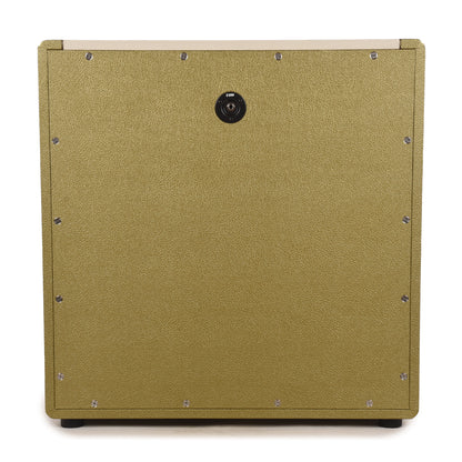 Divided by 13 2x12 Diagonal Closed Back Cab w/G12M Gold Tolex, Cream V Amps / Guitar Amps / Guitar Cabinets