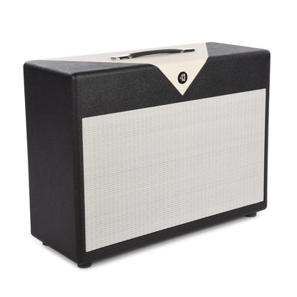 Divided by 13 2x12 Open Back Cab w/G12M Black Bronco Tolex, Cream V Amps / Guitar Amps / Guitar Cabinets