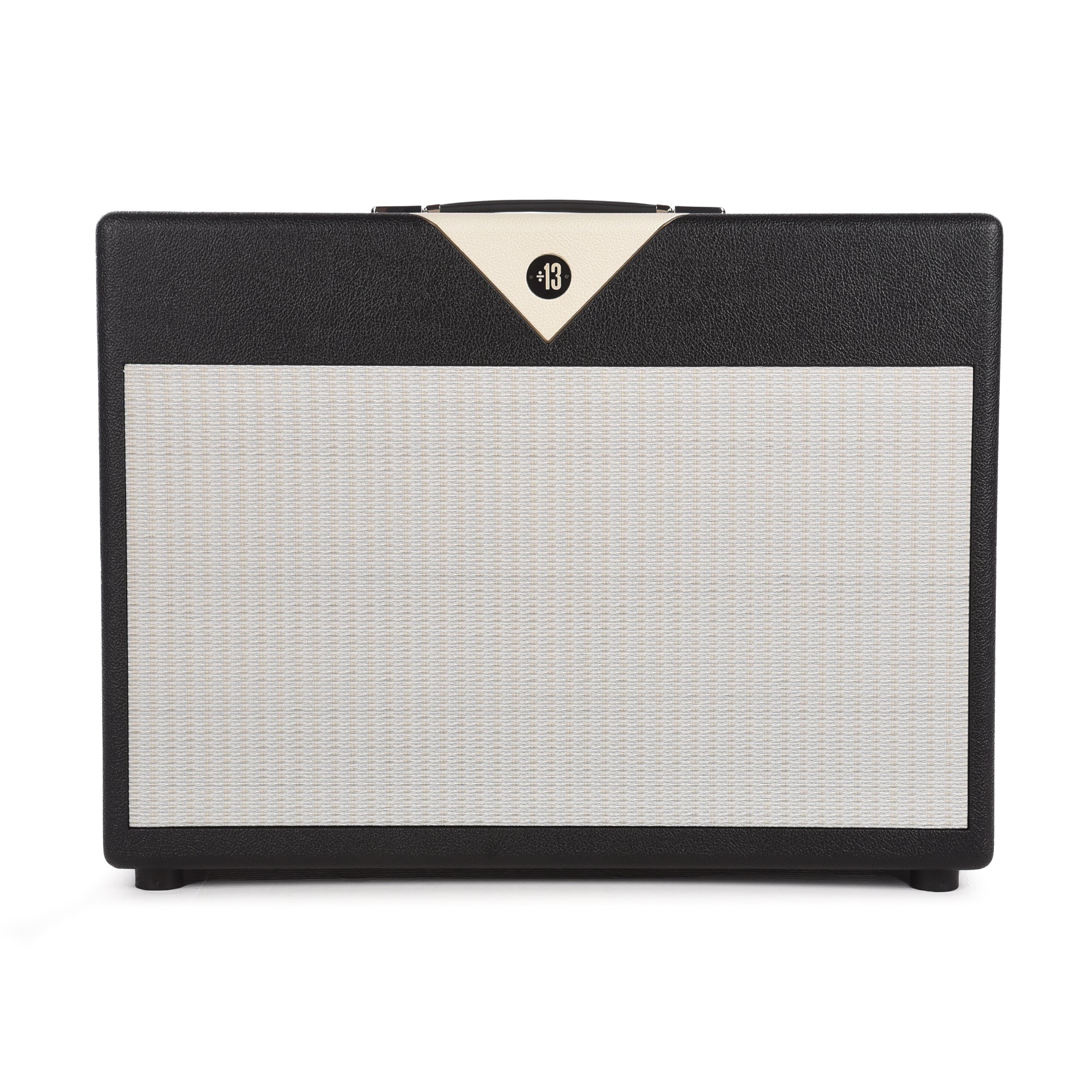 Divided by 13 2x12 Open Back Cab w/G12M Black Bronco Tolex, Cream V Amps / Guitar Amps / Guitar Cabinets
