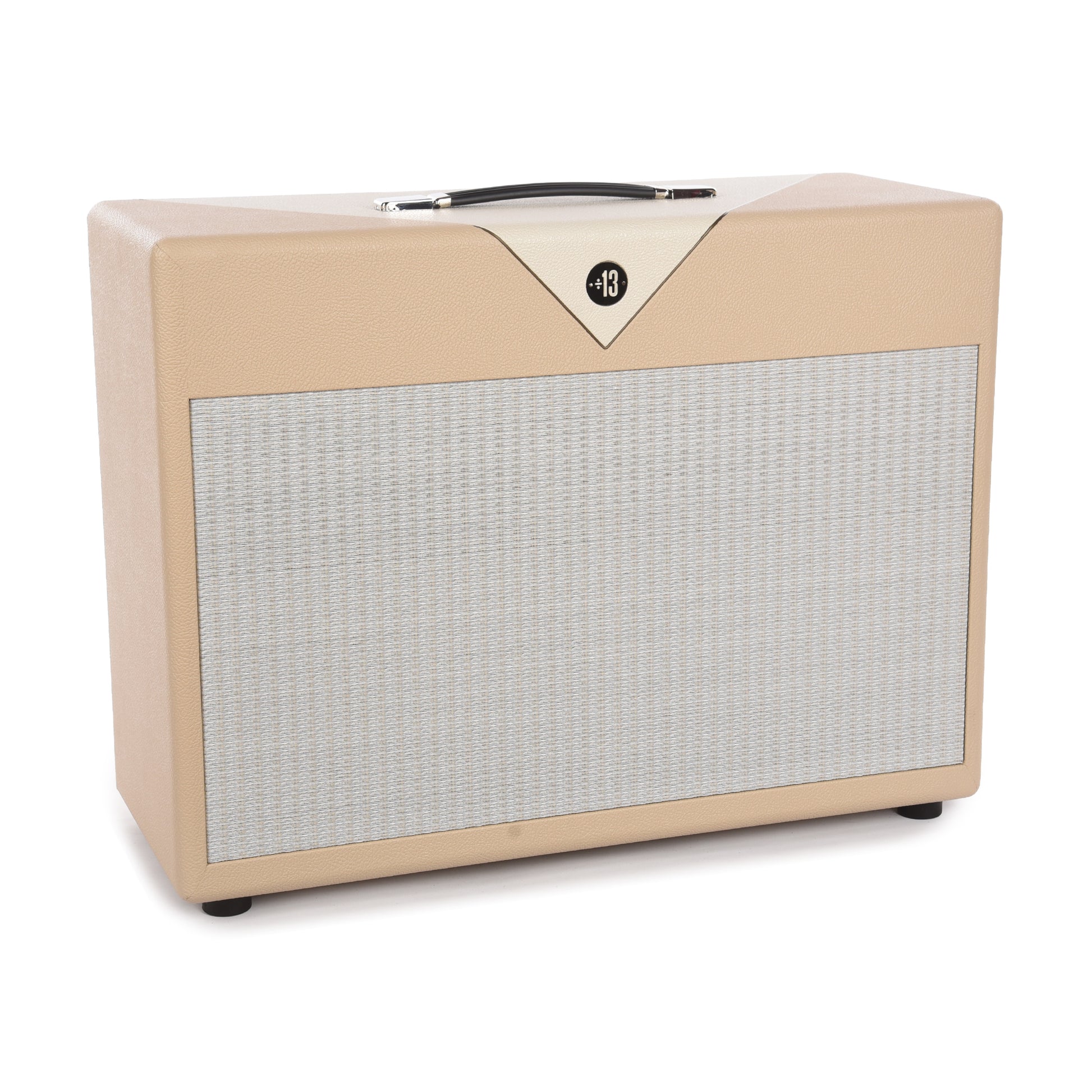 Divided by 13 2x12 Open Back Cab w/G12M Vintage Vanilla Tolex, Cream V Amps / Guitar Amps / Guitar Cabinets