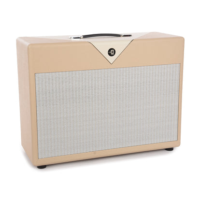 Divided by 13 2x12 Open Back Cab w/G12M Vintage Vanilla Tolex, Cream V Amps / Guitar Amps / Guitar Cabinets