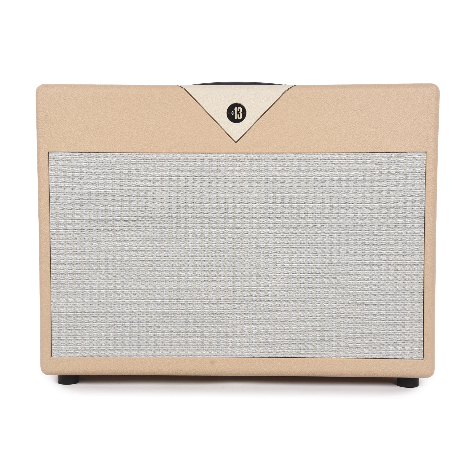 Divided by 13 2x12 Open Back Cab w/G12M Vintage Vanilla Tolex, Cream V Amps / Guitar Amps / Guitar Cabinets