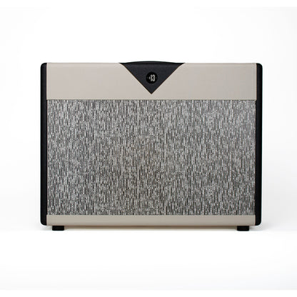 Divided by 13 2x12F Open Back Speaker Cabinet Black Bronco, Cream V w/ 454 Speakers and Pinstripe Grille Amps / Guitar Amps / Guitar Cabinets