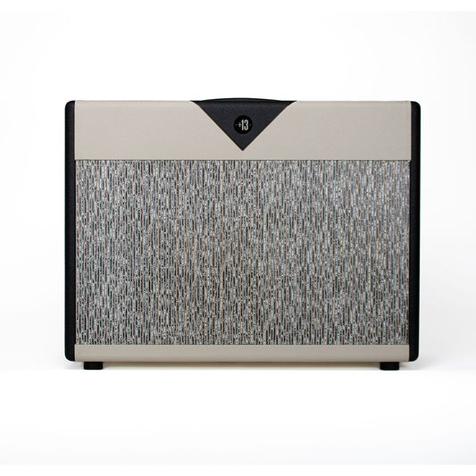 Divided by 13 2x12F Open Back Speaker Cabinet Black Bronco, Cream V w/ 454 Speakers and Pinstripe Grille Amps / Guitar Amps / Guitar Cabinets