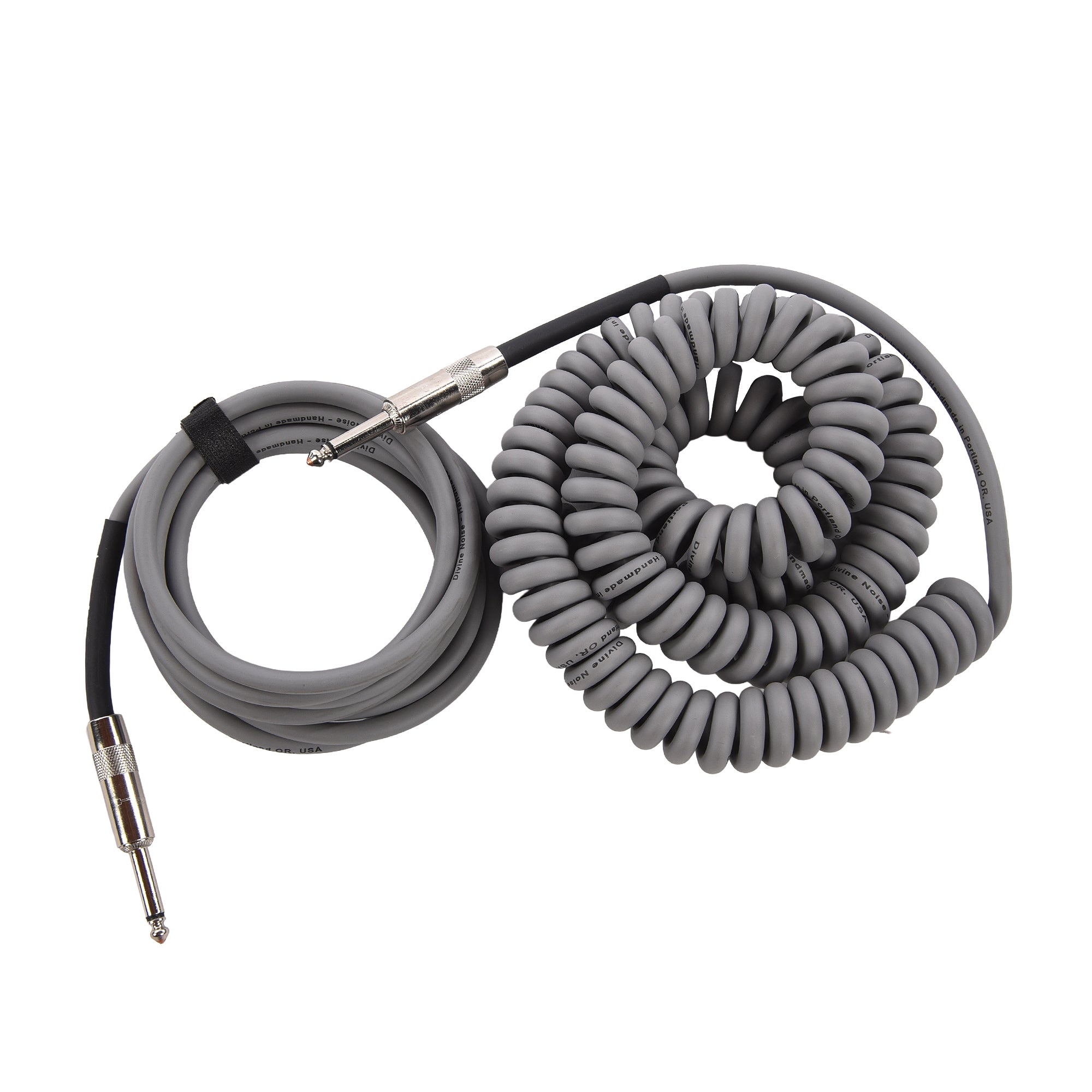 Divine Noise 50/50 Instrument Cable 30' Straight/Straight Gray Accessories / Cables
