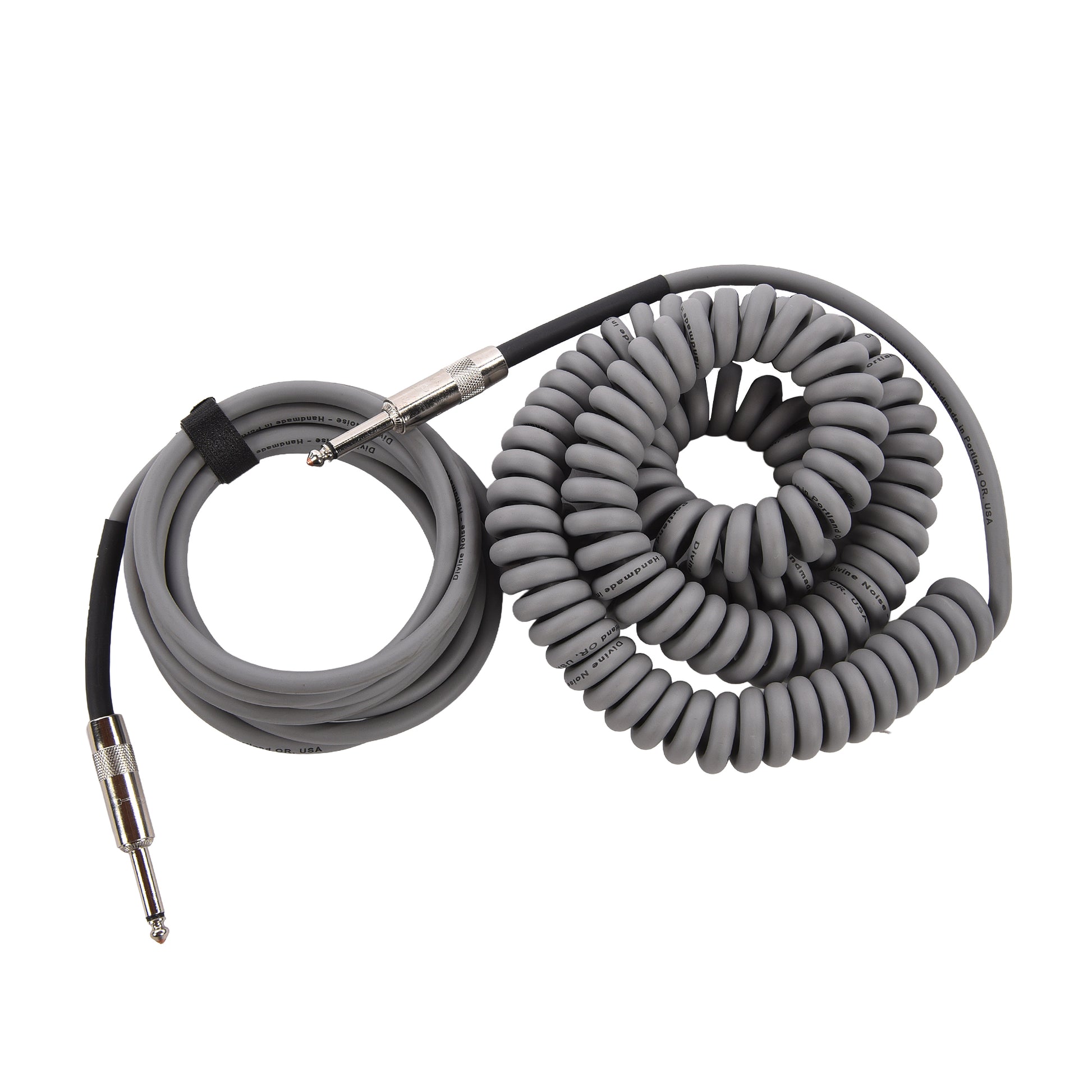 Divine Noise 50/50 Instrument Cable 30' Straight/Straight Gray Accessories / Cables