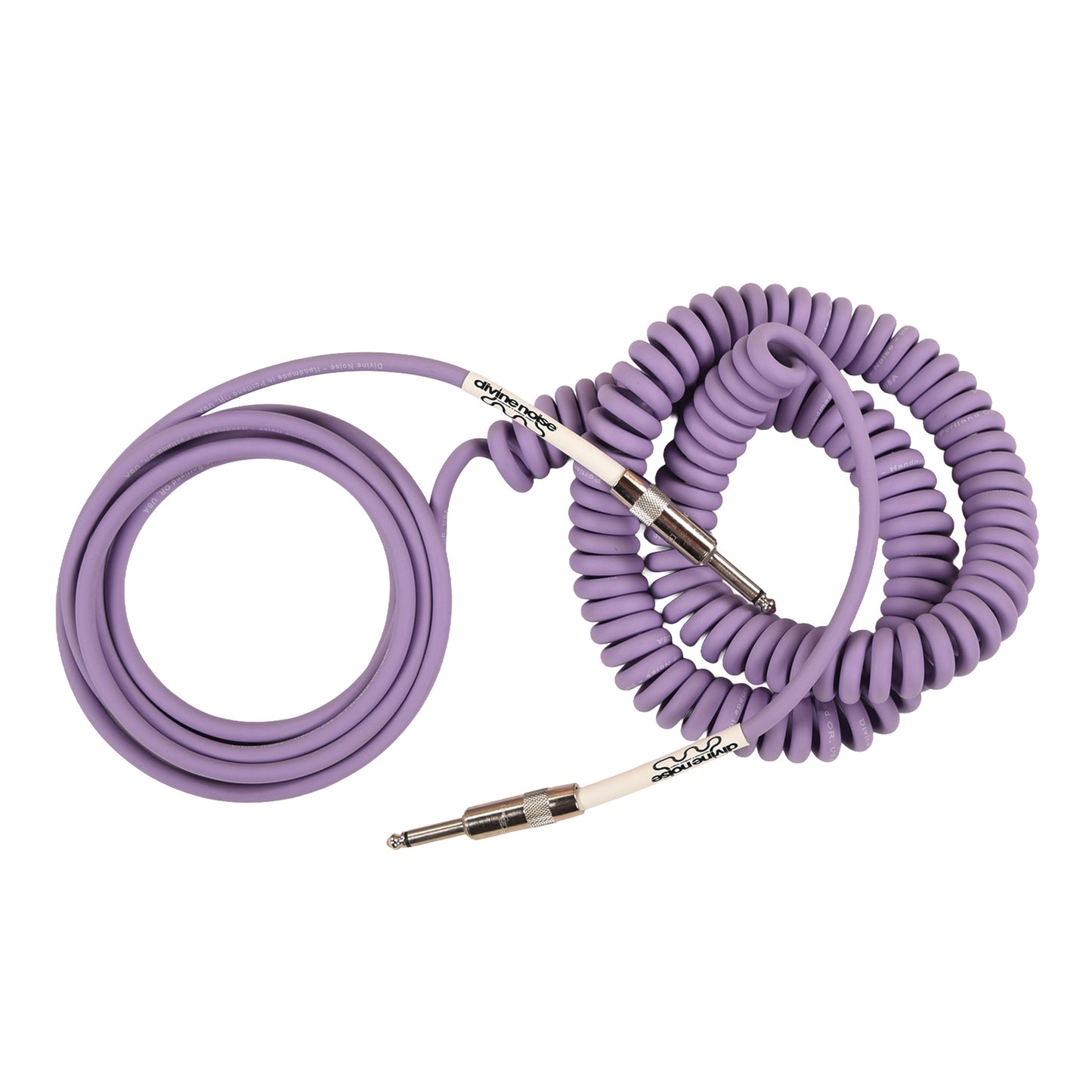 Divine Noise 50/50 Instrument Cable 30' Straight/Straight Lavender Haze Accessories / Cables