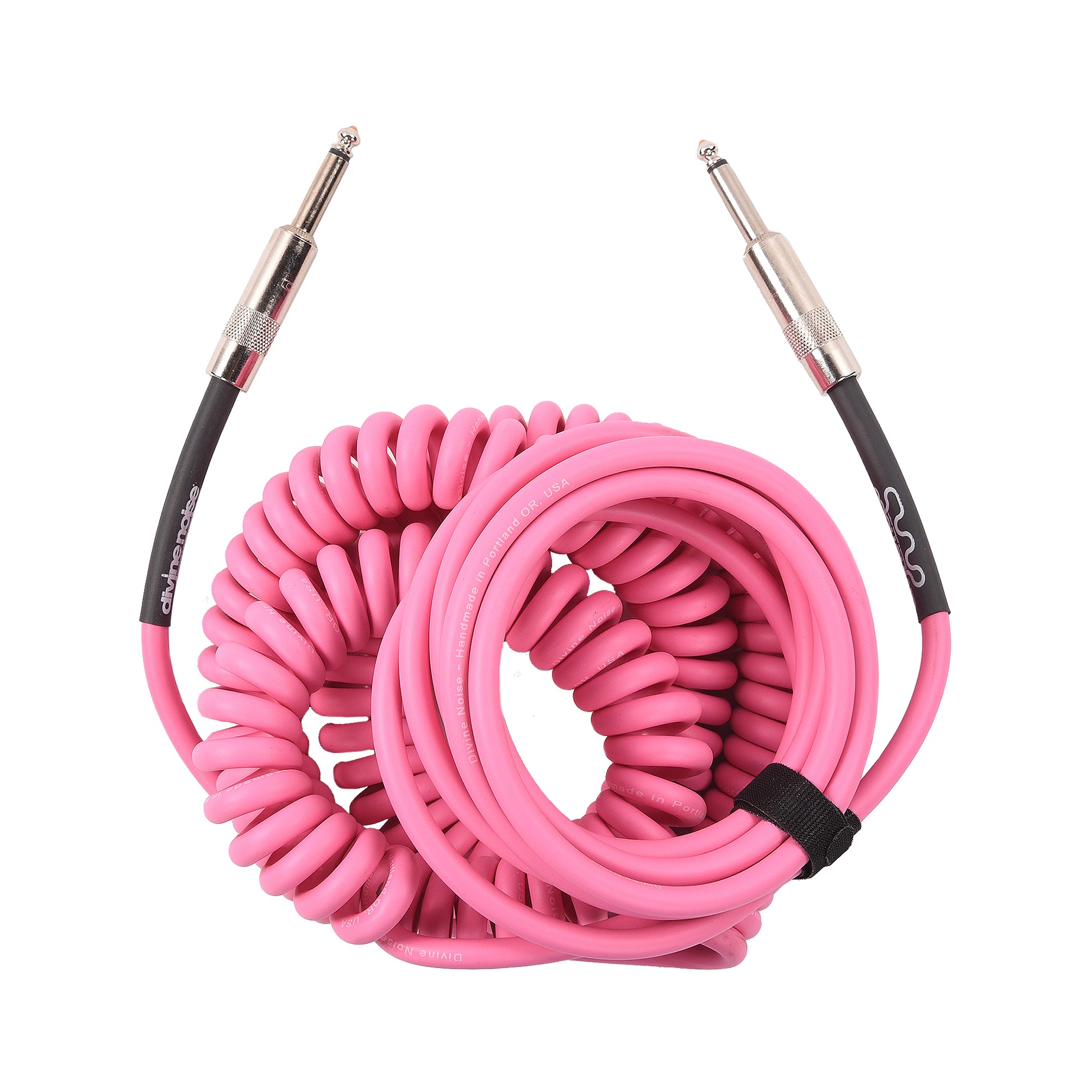 Divine Noise 50/50 Instrument Cable 30' Straight/Straight Pink Accessories / Cables