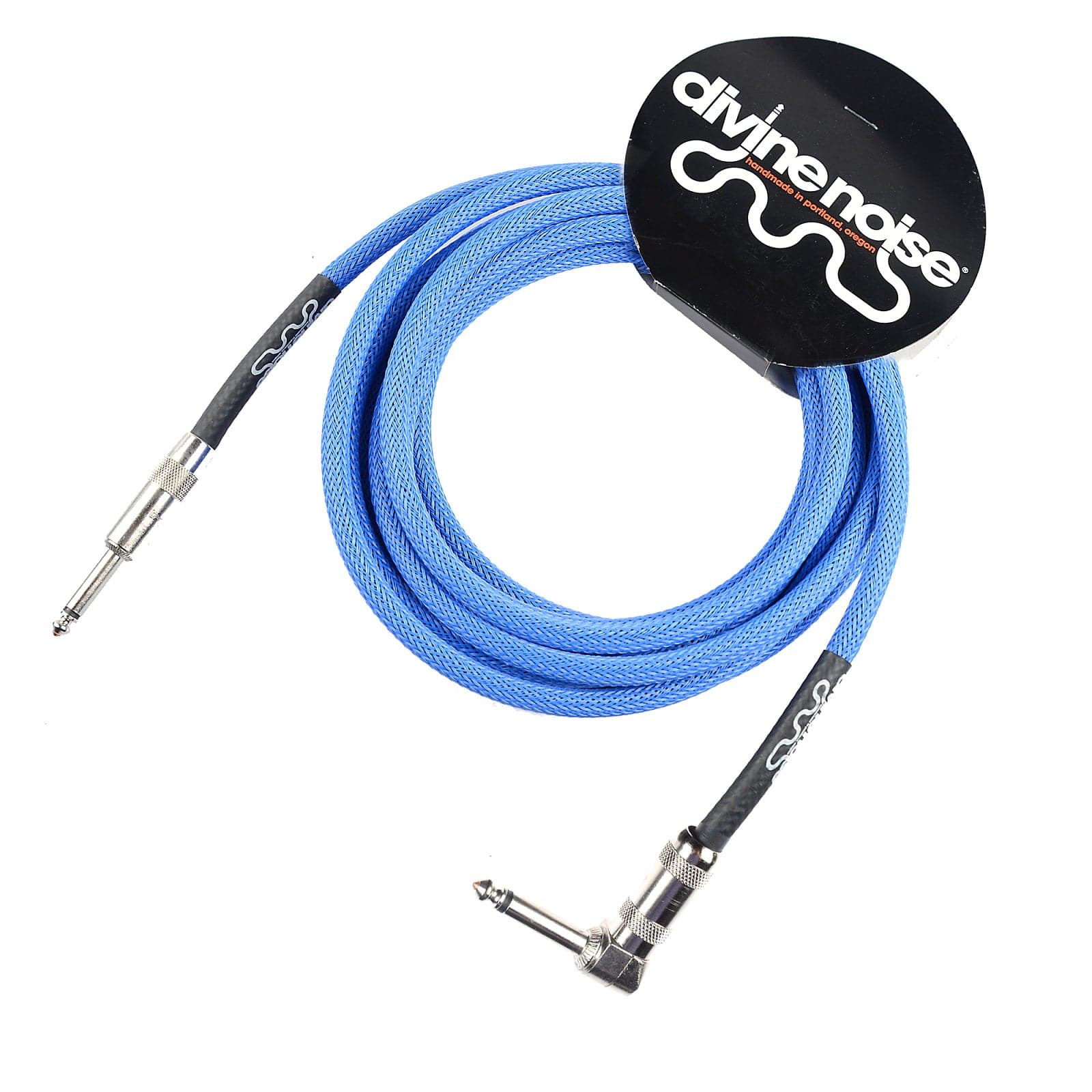 Divine Noise Color Cable Neon Blue 15' Straight/Right Angle Accessories / Cables