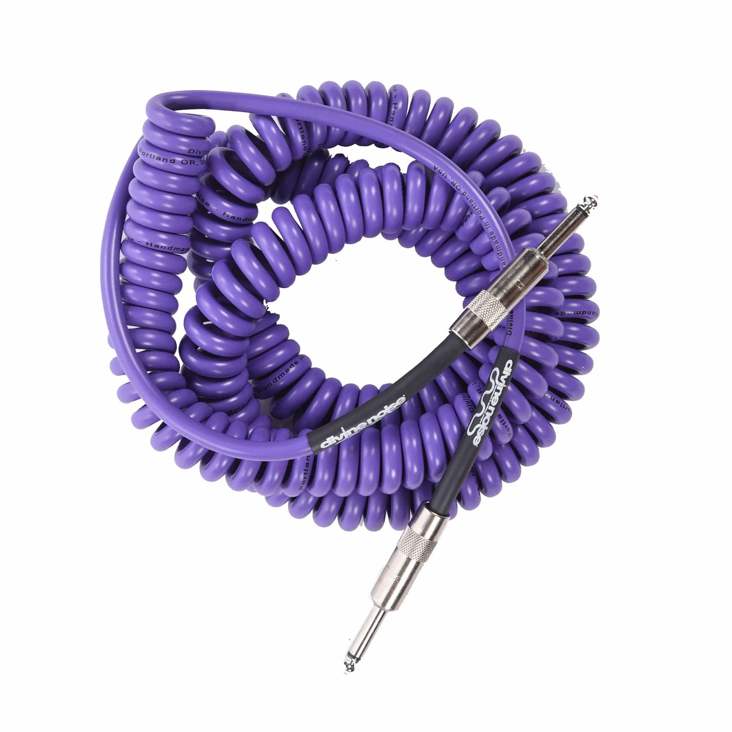 Divine Noise Curly Cable Purple 30' Straight/Straight Accessories / Cables