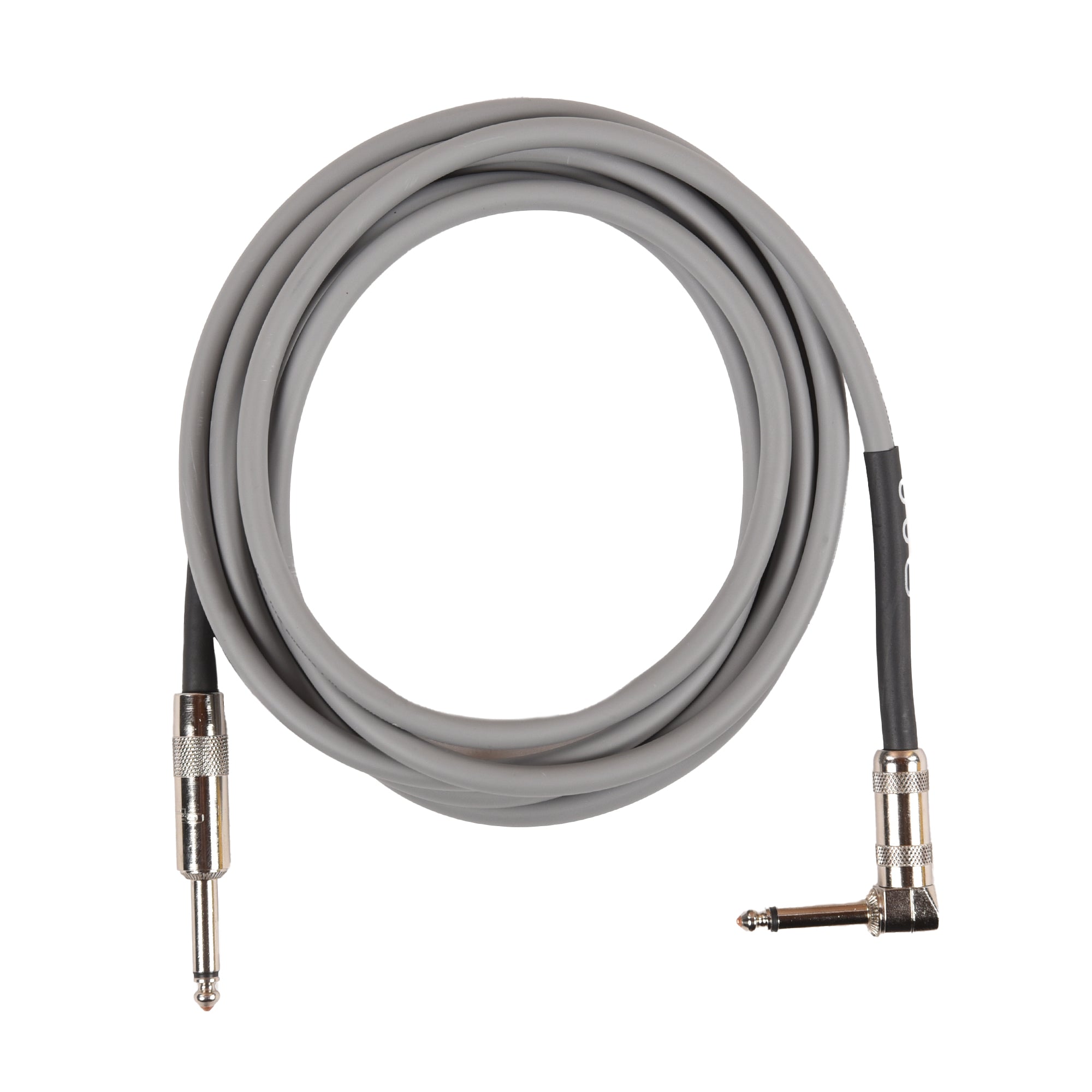 Divine Noise Instrument Cable 10' Straight/Right Angle Gray Accessories / Cables