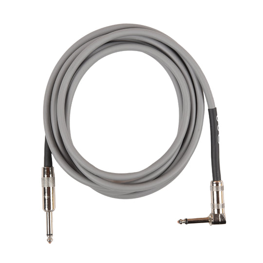 Divine Noise Instrument Cable 10' Straight/Right Angle Gray Accessories / Cables