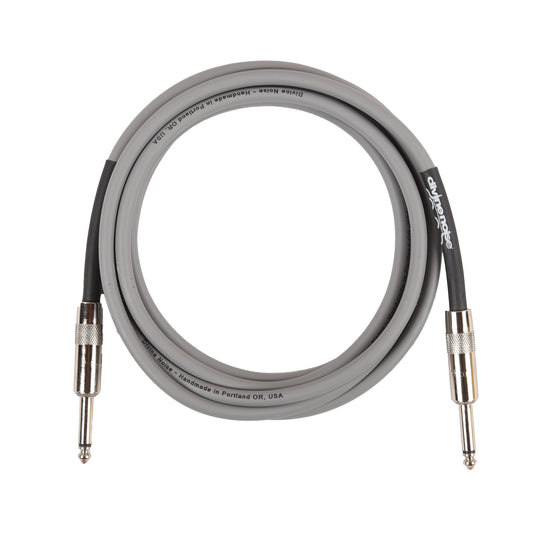 Divine Noise Instrument Cable 10' Straight/Straight Gray Accessories / Cables
