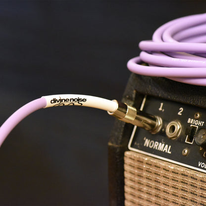 Divine Noise Instrument Cable 15' Right Angle/Straight Lavender Haze Accessories / Cables