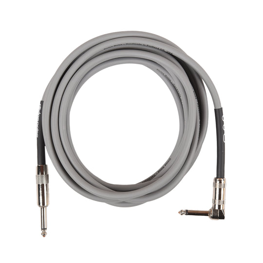 Divine Noise Instrument Cable 15' Straight/Right Angle Gray Accessories / Cables