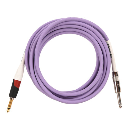 Divine Noise Instrument Cable 15' Straight Silent/Straight Lavender Haze Accessories / Cables