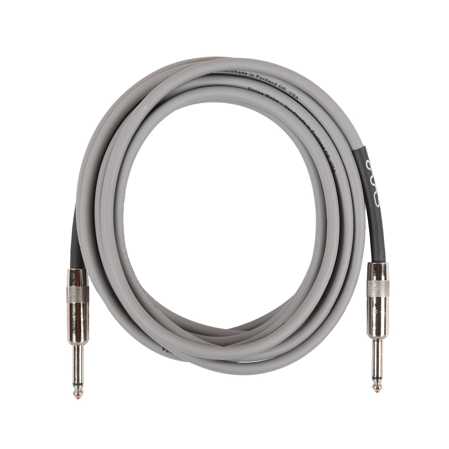 Divine Noise Instrument Cable 15' Straight/Straight Gray Accessories / Cables