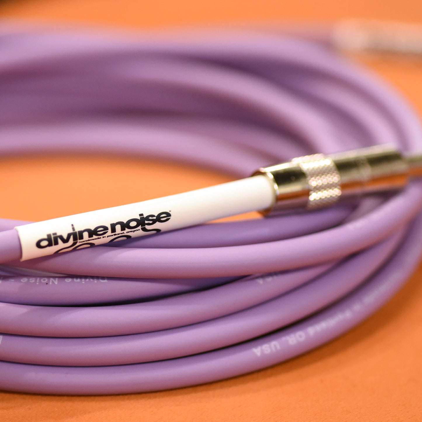 Divine Noise Instrument Cable 15' Straight/Straight Lavender Haze Accessories / Cables