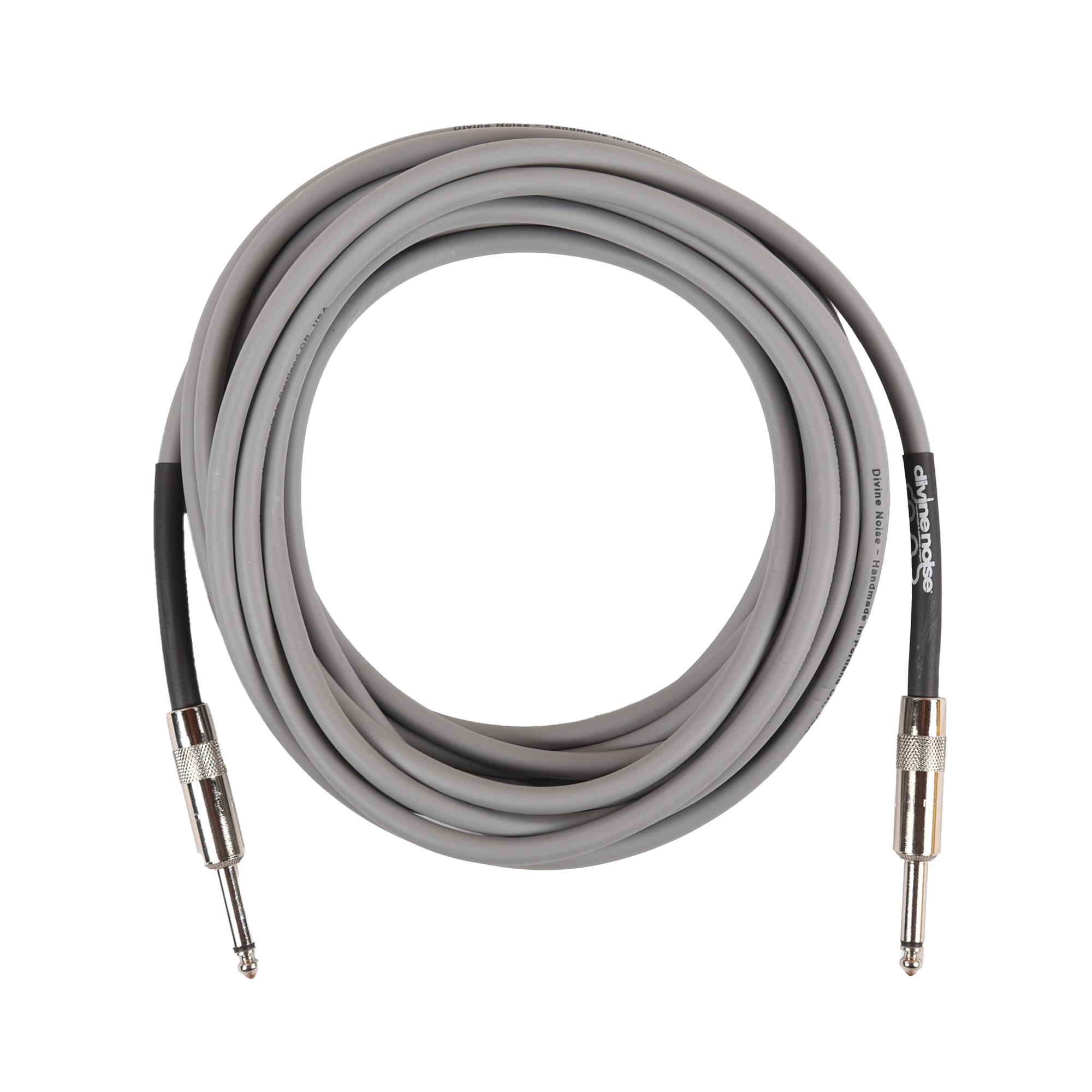 Divine Noise Instrument Cable 20' Straight/Straight Gray Accessories / Cables