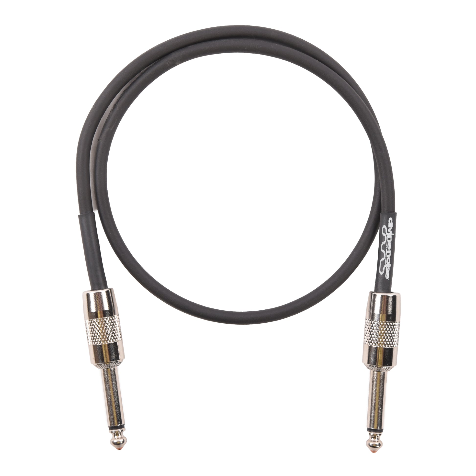 Divine Noise Teenie Patch Cable 2' Stubby Straight/Stubby Straight Black Accessories / Cables