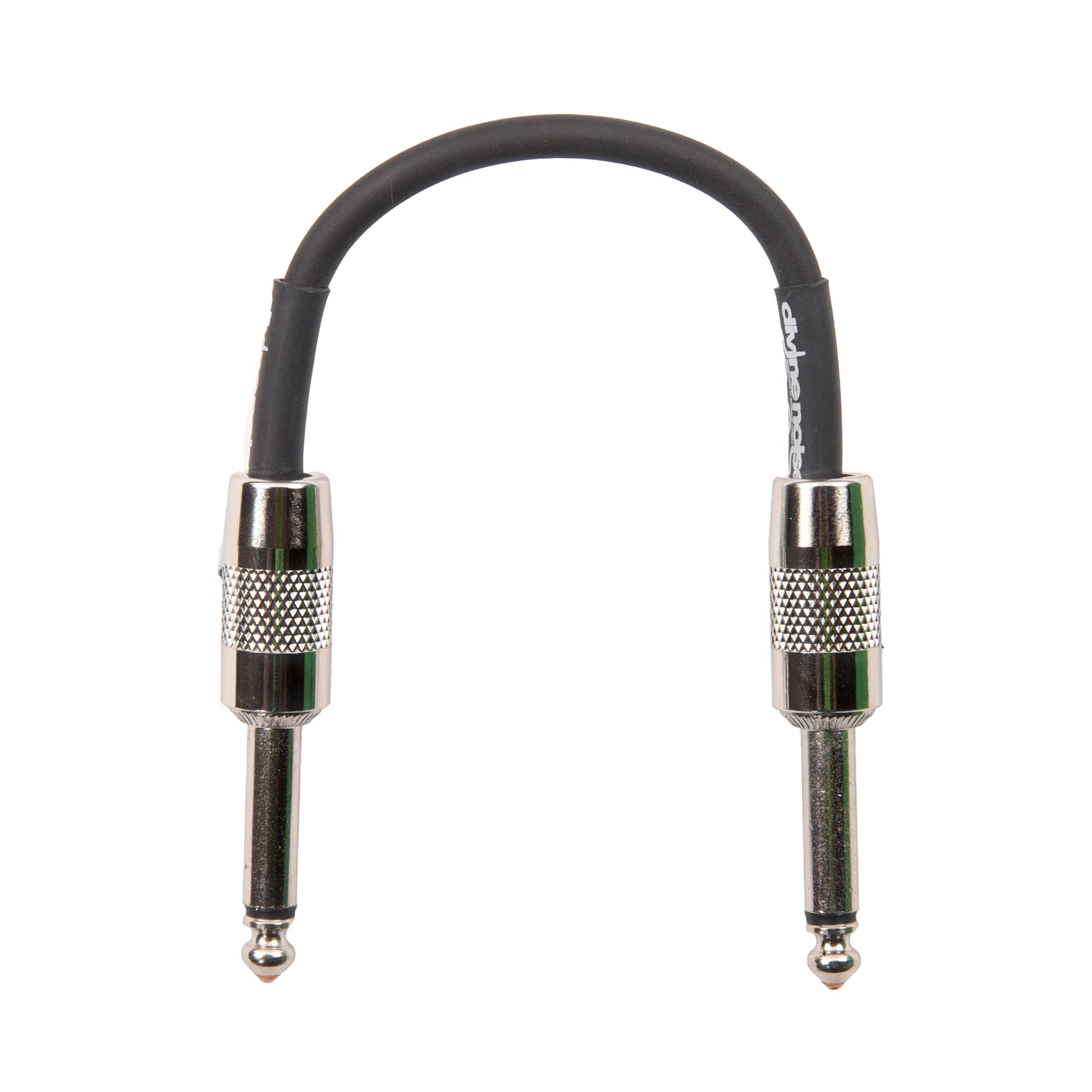 Divine Noise Teenie Patch Cable 6" Stubby Straight/Stubby Straight Black Accessories / Cables