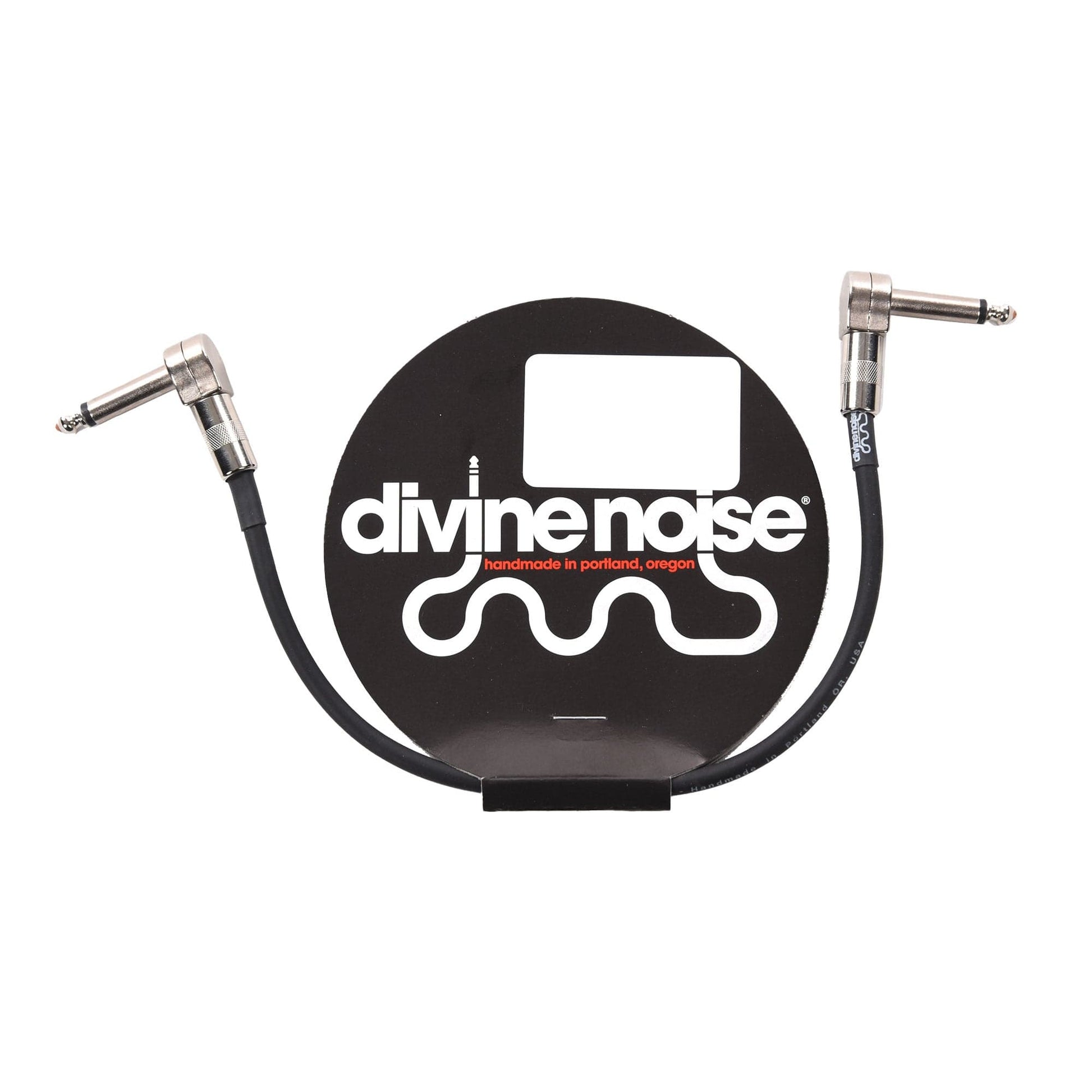 Divine Noise Teenie Patch Cable Black 1' VLP - VLP Accessories / Cables