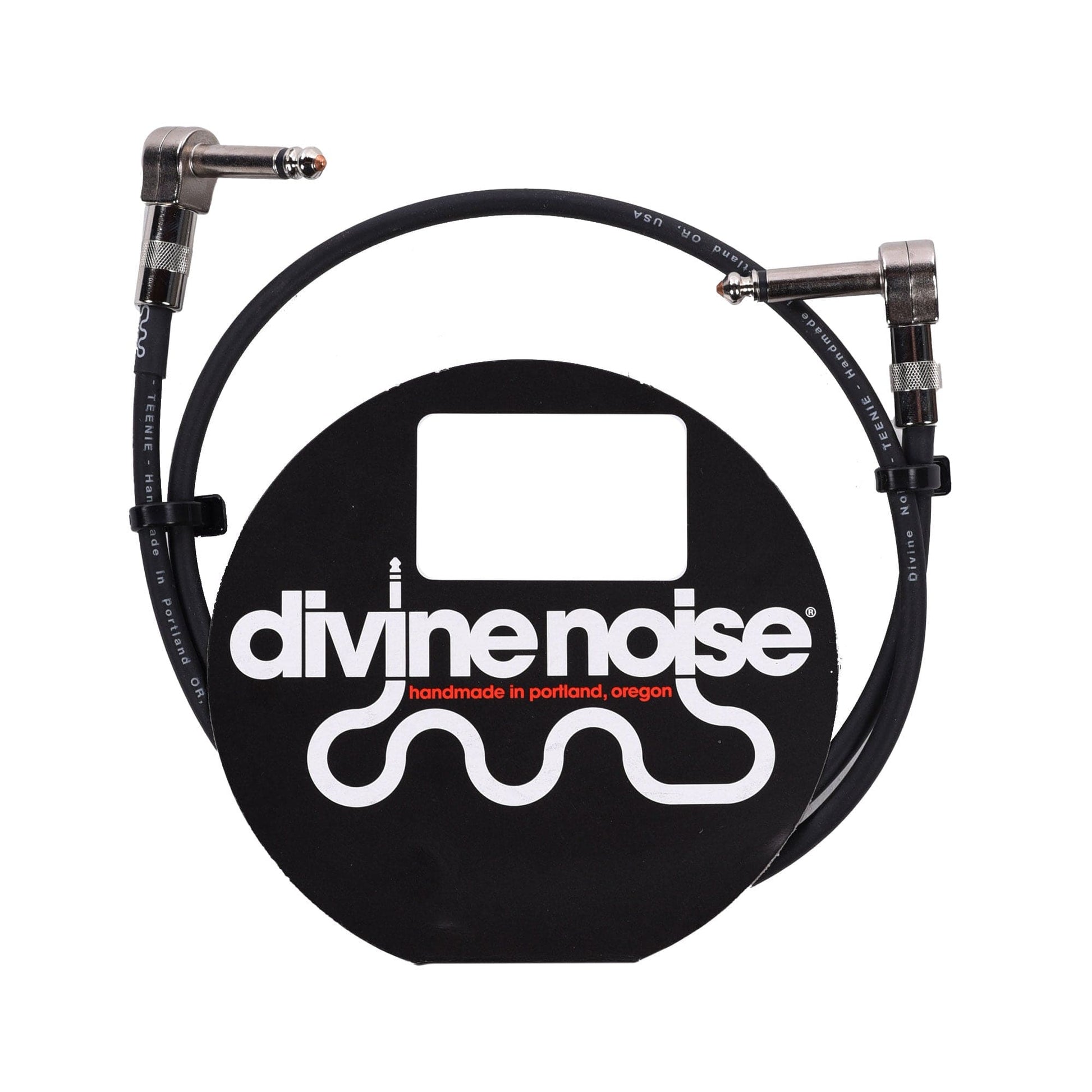Divine Noise Teenie Patch Cable Black 2.5' VLP - VLP Accessories / Cables