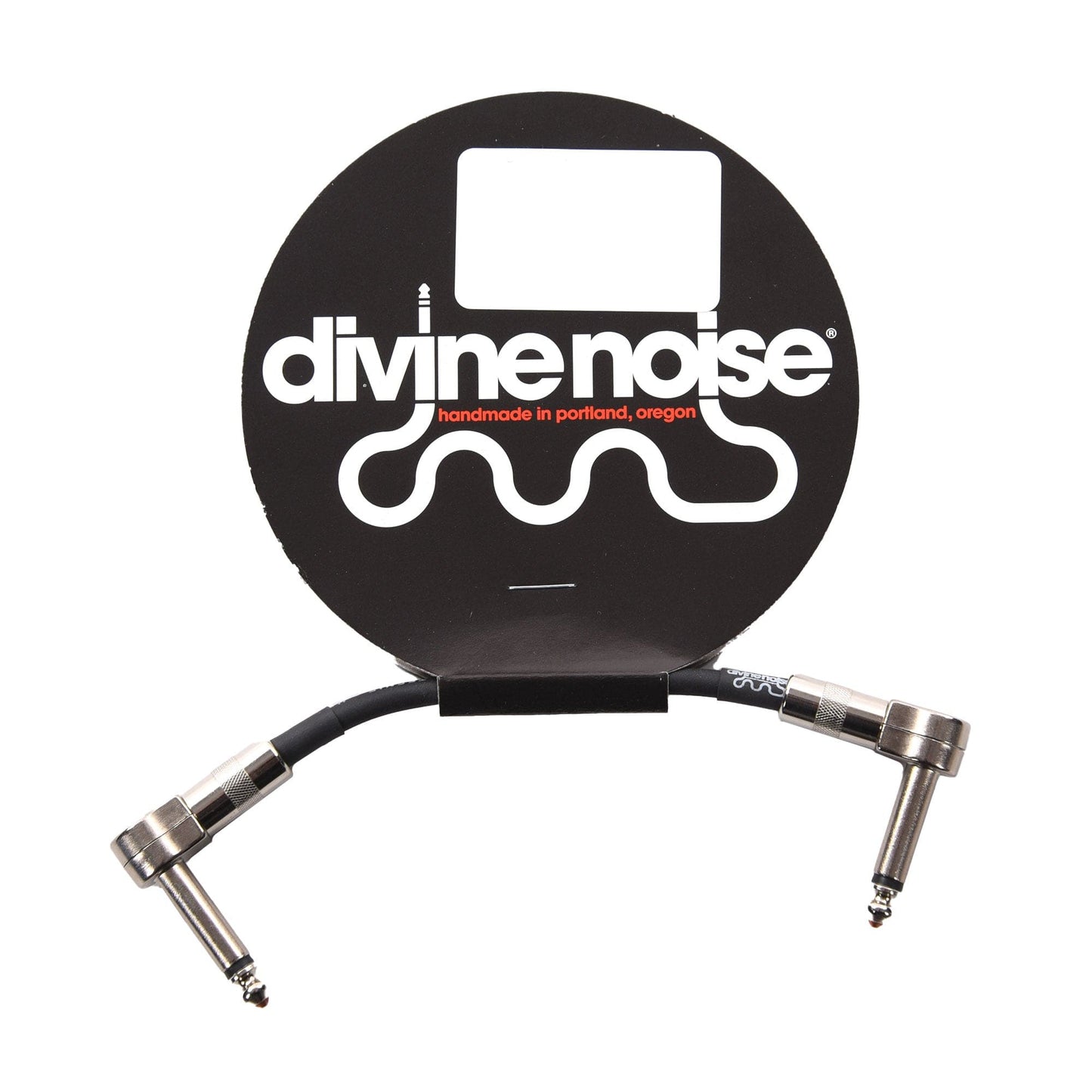 Divine Noise Teenie Patch Cable Black 6" VLP - VLP Accessories / Cables