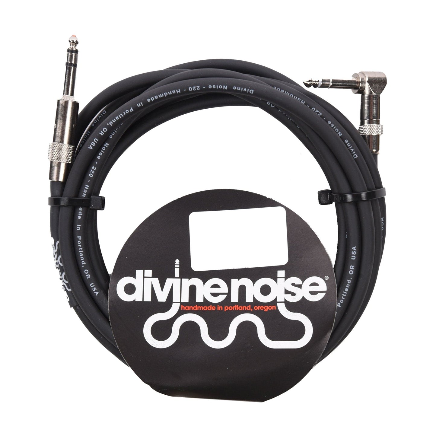 Divine Noise TRS Cable 15' TRS Straight/TRS Right Angle Accessories / Cables
